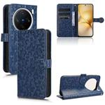 For vivo X200 5G Honeycomb Dot Texture Leather Phone Case(Blue)