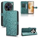 For vivo X200s 5G Honeycomb Dot Texture Leather Phone Case(Green)