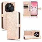 For vivo Y300 Pro 5G / iQOO Z10 5G India Honeycomb Dot Texture Leather Phone Case(Gold)