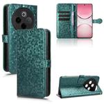 For vivo Y300 Pro 5G / iQOO Z10 5G India Honeycomb Dot Texture Leather Phone Case(Green)