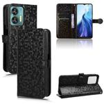 For Oukitel C35 Honeycomb Dot Texture Leather Phone Case(Black)