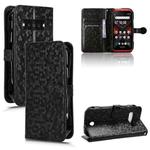 For Kyocera Torque G06 KYG03 Honeycomb Dot Texture Leather Phone Case(Black)