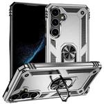 For Samsung Galaxy S24+ 5G Shockproof TPU + PC Phone Case(Silver)