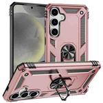 For Samsung Galaxy S25+ 5G Shockproof TPU + PC Phone Case(Rose Gold)