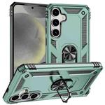 For Samsung Galaxy S25+ 5G Shockproof TPU + PC Phone Case(Dark Green)