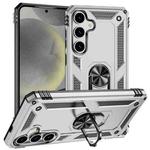 For Samsung Galaxy S25+ 5G Shockproof TPU + PC Phone Case(Silver)