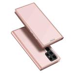 For Samsung Galaxy S24 Ultra 5G DUX DUCIS Skin Pro Series Flip Leather Phone Case(Pink)