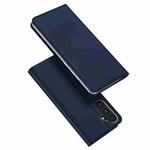 For Samsung Galaxy S24 5G DUX DUCIS Skin Pro Series Flip Leather Phone Case(Blue)