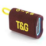 T&G TG396 Outdoor Portable Ambient RGB Light IPX7 Waterproof Bluetooth Speaker(Purple)