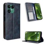 For Fairphone 6 Magnetic Buckle Retro Texture Leather Phone Case(Blue)