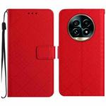 For Realme 13 Pro 5G / 13 Pro+ 5G Rhombic Grid Texture Leather Phone Case(Red)