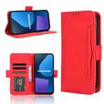 For Fairphone 5 Skin Feel Calf Texture Card Slots Leather Phone Case(Red)