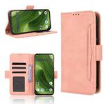For Fairphone 6 Skin Feel Calf Texture Card Slots Leather Phone Case(Pink)