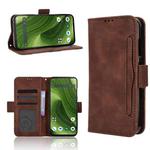 For Fairphone 6 Skin Feel Calf Texture Card Slots Leather Phone Case(Brown)