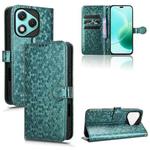 For Honor 400 Lite Honeycomb Dot Texture Leather Phone Case(Green)