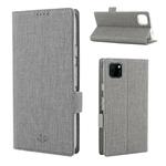 For Huawei Y5p / Honor 9S ViLi Side Button Magnetic Suction Type Shockproof TPU + PU Horizontal Flip Protective Case with Card Slot & Holder & Wallet(Grey)