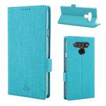 For LG Stylo 6 ViLi Side Button Magnetic Suction Type Shockproof TPU + PU Horizontal Flip Protective Case with Card Slot & Holder & Wallet(Blue)