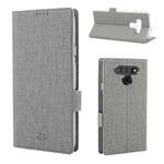 For LG Stylo 6 ViLi Side Button Magnetic Suction Type Shockproof TPU + PU Horizontal Flip Protective Case with Card Slot & Holder & Wallet(Grey)