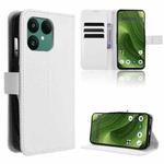 For Fairphone 6 Diamond Texture Leather Phone Case(White)