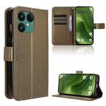 For Fairphone 6 Diamond Texture Leather Phone Case(Brown)