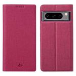 For Google Pixel 8 Pro ViLi DMX Series TPU + PU Leather Magnetic Phone Case(Rose Red)