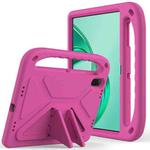 For Honor Pad X8a Handle Portable EVA Shockproof Tablet Case(Rose Red)
