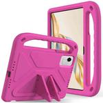 For Honor Pad X9a / X9 Pro 2025 Handle EVA Shockproof Tablet Case with Holder(Rose Red)
