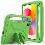 For Huawei MatePad SE 11 2024 Handle EVA Shockproof Tablet Case with Holder(Green)