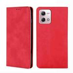 For Motorola Moto G Stylus 2023 4G Skin Feel Magnetic Leather Phone Case(Red)