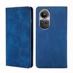 For OPPO Reno 10 5G / Pro 5G Global Skin Feel Magnetic Leather Phone Case(Blue)