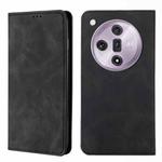 For OPPO Find X7 5G Skin Feel Magnetic Leather Phone Case(Black)