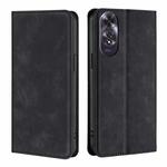 For OPPO A60 4G Global Skin Feel Magnetic Leather Phone Case(Black)