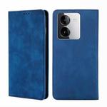 For vivo Y78T 5G / iQOO Z8x 5G Skin Feel Magnetic Leather Phone Case(Blue)