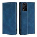 For Honor 200 Lite 5G Global Skin Feel Magnetic Leather Phone Case(Blue)