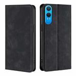 For OnePlus Nord CE 4 Lite 5G Skin Feel Magnetic Leather Phone Case(Black)