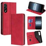 For OnePlus Ace 5 Ultra / Nord 5 Skin Feel Magnetic Leather Phone Case(Red)