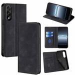 For OnePlus Ace 5 Ultra / Nord 5 Skin Feel Magnetic Leather Phone Case(Black)