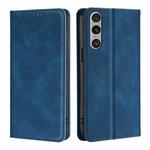 For Sony Xperia 1 VI Skin Feel Magnetic Leather Phone Case(Blue)