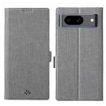 For Google Pixel 8 ViLi K Series Shockproof Magnetic Flip Leather Phone Case(Grey)