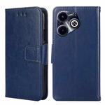 For Infinix Hot 40i Crystal Texture Leather Phone Case(Royal Blue)