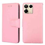 For Infinix Note 40 Pro 5G Crystal Texture Leather Phone Case(Pink)
