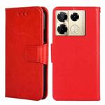 For Infinix Note 40 Pro 4G Crystal Texture Leather Phone Case(Red)