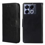 For Infinix Note 40 5G Crystal Texture Leather Phone Case(Black)