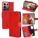 For Infinix Note 50 4G Crystal Texture Leather Phone Case(Red)