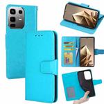 For Infinix Note 50 4G Crystal Texture Leather Phone Case(Sky Blue)