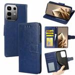 For Infinix Note 50 4G Crystal Texture Leather Phone Case(Royal Blue)