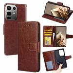 For Infinix Note 50 4G Crystal Texture Leather Phone Case(Brown)