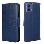 For Motorola Moto G85 5G Crystal Texture Leather Phone Case(Royal Blue)