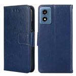 For Motorola Moto G 5G 2024 Crystal Texture Leather Phone Case(Royal Blue)