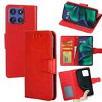 For Motorola Moto G Stylus 5G 2025 Crystal Texture Leather Phone Case(Red)